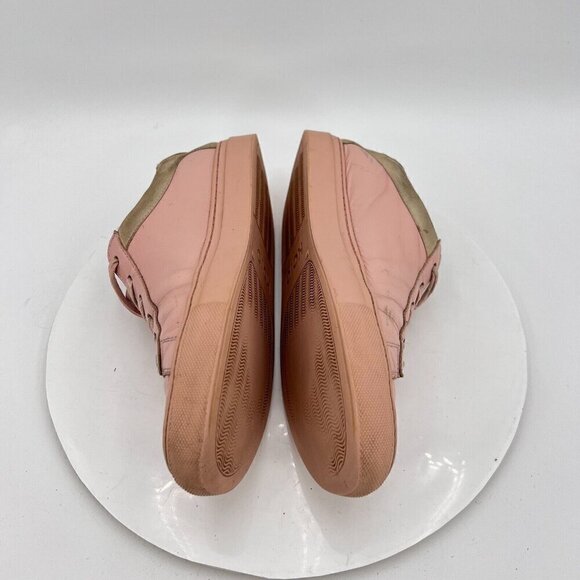 Koio Capri Women Size EU 39 US 9 Pink Leather Brown Suede Low Top Lace Up Shoes - Picture 9 of 14